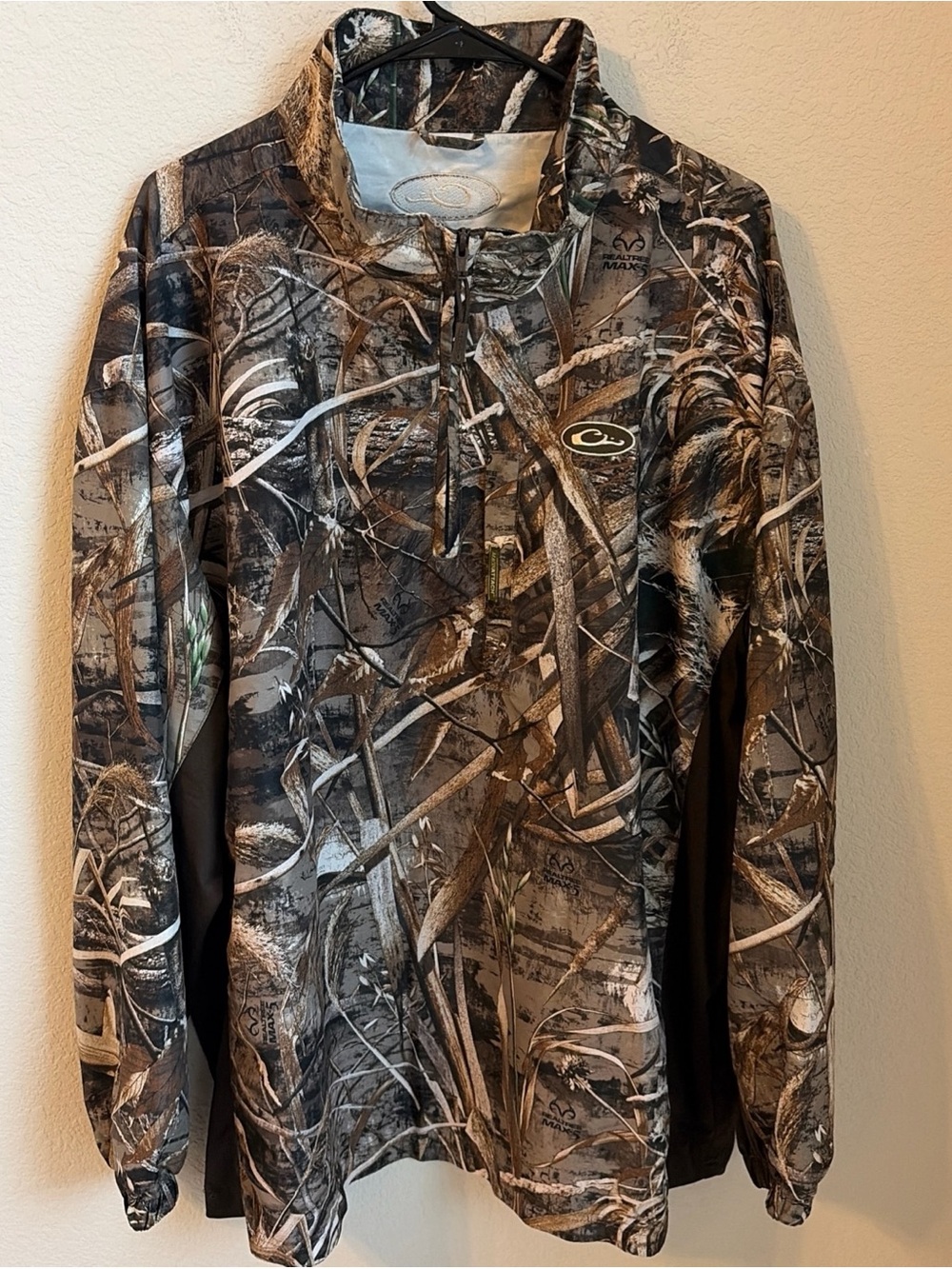 Drake Waterfowl quarter-zip hunting pullover Men’s Size XXL